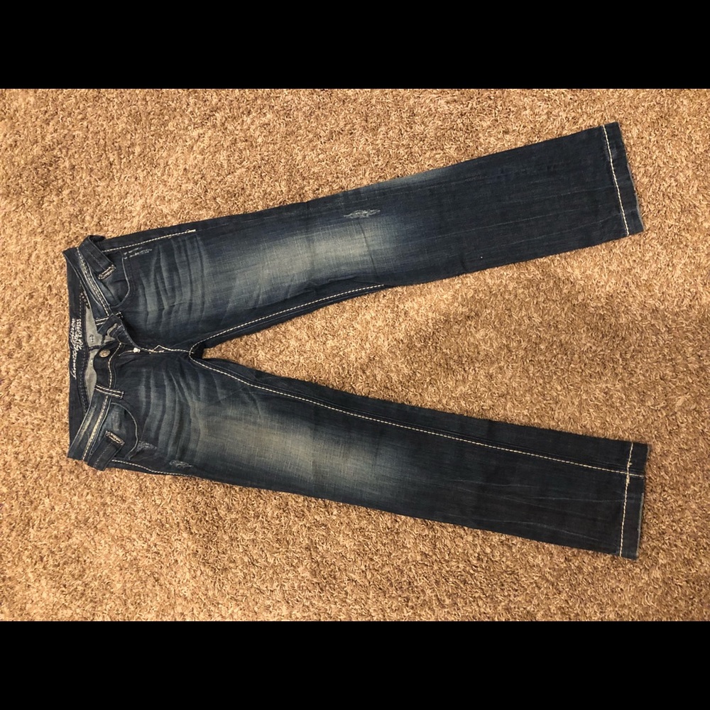 Limited edition Express Rerock straight jeans sz 8